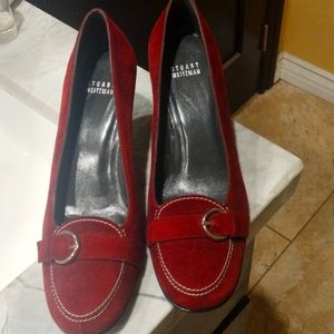 Stuart Weitzman suede loafer,pump 9